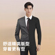 Hoilan Home Worder Termal Wears's Autumn Ropa de otoño y pantalones de otoño Autumn Algodón 100% puro Anti-Mite Autumn e Invierno Autumneral e Invierno Collar Collar Conjunto cálido 100% Pure Pure Anti-Bacteria Anti-Mite-Shallow Ash XL /175 (peso 130-150Jin [Jin iguala 0.5 kg]))