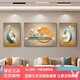 Peintures de sens, peintures de décoration de salon, de canapé fond de mur peintures suspendues 2025 Nouvelles peintures murales haut de gamme luxe, peintures murales haut de gamme Fulu, JD15849 gauche et droite 70 * 90 Middle 120 * 90 PEINTURES DE CRISTAL PS Black
