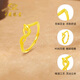 Chinese Jewelry Xiaoling Snake Gold Ring Women's 999 Pure Gold Open Ring Birthday Gift for Girlfriend and Wife Gold Weight Approximately 2.8g Pure Gold Ring