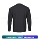 DESCENTE Essential series simple Henry collar quick-drying long-sleeved T-shirt sweater for men BK-BLACK L
