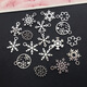 Autres accessoires d'accessoires d'alliage de flocon de neige mixte