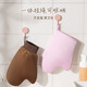 Low price flocked tanning and moisture-proof gloves, body lotion application magic tool, makeup cream and lotion application gloves, 2 pieces, black large size + brown 2 pieces, save time and effort, apply quickly without waste