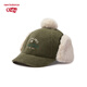 NEW BALANCE children's new fashion casual embroidered classic corduroy peaked cap ND8QE4E023 military green 054
