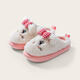 Pig Daddy Children's Slippers Autumn and Winter Girls Indoor Home Warm Anti-Slip Boys 2025 New Soft Bottom Cotton Slippers Powder 23