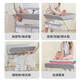 Baby changing table nursing table portable multi-functional foldable bathing baby bed white elephant beam bracket-blue-lift type