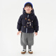 Ma Latin (M.Latin)/Children's Clothing Children's Down Jacket Winter New Girl Snowman Texture Short Down Jacket Navy 100
