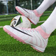 Fußballschuhe für Jungen und Mädchen Training Wettbewerb Schuhe Pink gebrochene Nägel-Zhuo 698 35