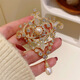 SNQP elegant retro French light luxury palace freshwater pearl tassel brooch brooch brooch freshwater pearl tassel brooch