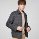 Hodo 53% wool light luxury autumn and winter woolen jacket men's casual versatile and comfortable wool top