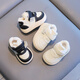 YEEHOO FASHION Ying's baby plus fleece shoes 03 years old warm toddler shoes soft sole autumn and winter baby warm toddler shoes large cotton shoes thick plus fleece Mino white 12 cm inner length 17 size