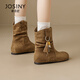 Zhuoshini-Bucken kurze Stiefel für Frauen 2025 Herbst- und Winter neu