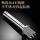Heqing 304 stainless steel meat loosening needle kitchen household beef hammer meat needle buckle meat hole punch steak eye tenderizing needle round mini 9 needle 304 stainless steel