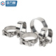 GUWANJI 201 stainless steel hose clamp quick installation gas pipe buckle clamp strong water pipe clamp pipe clamp clamp pipe clamp 201-213 2 pcs