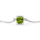 Jinxu 85-point green peridot bracelet for women, 925 silver colored jewelry, classic and exquisite, popular ins for girls’ birthday gifts