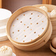 Full grid (QUANGE) steamer paper 15cm*100 sheets disposable food-grade round buns, steamed buns, rice dumplings, pastries, steamer tray non-stick paper