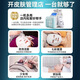 Small bubble beauty instrument beauty salon new hydrogen and oxygen large bubble blackhead absorption and hydration instrument face wash and cleansing machine upgraded green hydrogen and oxygen 7 in 1 + mask + cart