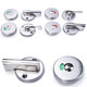 Hesdig JG-1917 stainless steel partition lock toilet door lock partition door buckle with unmanned indicator lock public toilet hardware accessories C type flat door lock (3 sets/piece) Jingcang flash delivery