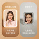 LED makeup mirror with light fill-in female folding Internet celebrity student ins style small mirror dormitory desktop portable makeup mirror square 10.8-inch beauty mirror white + smart touch + three-tone lighting