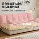 Warner new cream style technology velvet sofa bed foldable dual-purpose fabric sofa 2025 new small apartment