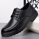 Rote Libelle gleiche Style Top -Layer Cowhide Herrenschuhe für Herrengeschäft Casual Lederschuhe für Männer modische atmungsaktive Schuhe für britische lässige schwarze Schuhe 6627 42
