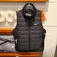 Nike (NIKE) Vest Women's Autumn and Winter Running Training F Wind Warm Stand-up Collar Padded Vest Outdoor Cycling Authentic 3M Reflective LogoDD6085-Cotton Vest XS-150CM Authentic Guarantee