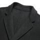 Shanshan 100% wool coat men's woolen suit business casual suit middle-aged and elderly men's dad's woolen coat black thick 100% wool L (175) black 100% wool