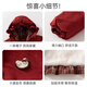 Banxidi Girls' Cotton Clothes Winter Clothes 2026 New Children's New Year's Padded Jackets Baby Warm Cotton Clothes and Jackets Winter New Year's Clothes Red 100