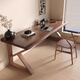 Dream theme all solid wood computer desk bedroom home desk student study table double gaming table long table wall workbench supports color and size customization