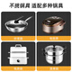 Newair food-grade 304 stainless steel three-compartment steaming plate rice cooker with compartments for baby food supplement one-pot steaming plate cage