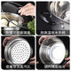 304 stainless steel pot thickened household soup pot milk pot porridge pot soup pot hot pot steamer promotion 304 extra thick with lid 26cm