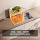 FOTILE Sink Dishwasher 02-M1 Built-in integrated sink for washing dishes without bending, washing seafood, fruits and vegetables, forced drainage of residual water, high-energy bubble washing, dishwasher on the left 02-M1L