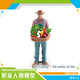 Doll model doctor, nurse teacher, chef security garden fruit farmers electrician ornaments landscaping simulation T15868 58g in all walks of life
