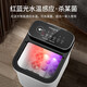 Changhong live model foot bath tub fully automatic foot washing heated foot bath bucket massage foot bath household electric constant temperature Mid-Autumn Festival gift practical for parents and elders men 43CM exclusive model red and blue light to kill certain bacteria + surf massage + anti-leak electric black practical Mid-Autumn Festival birthday gift for elders, parents, parents