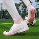 Fußballschuhe für Jungen und Mädchen Training Wettbewerb Schuhe Pink gebrochene Nägel-Zhuo 698 35