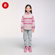 Reima Finland reima2025 new autumn and winter new products for boys and girls, warm and comfortable sports fleece cardigan sweatshirt black-9995 140 cm