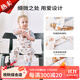 Cutelife baby short-sleeved sleeping bag with double-layer bamboo cotton legs, summer thin gauze children's anti-kick quilt, baby breathable pajamas, double-layer magic dragon fruit room temperature 26 or above XL size (height 110-125cm)