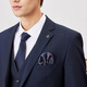 Shanshan traje de lana set de tres piezas para el negocio masculino anti-madrugas