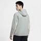 Nike NIKE Men's Knitted Hooded Jacket Trendy Fashion Fashionable and Versatile HV0950-020 White Green L