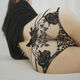 Sexy underwear extremely transparent ice silk bed sexy passion lace thong leopard print L95-120Jin Jin equals 0.5 kg