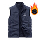 HAGLOFS matchstick plus velvet vest for men in autumn and winter reversible polar fleece warm vest fishing vest trend dark blue 5XL 85-210Jin Jin equals 0.5 kg