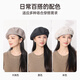 Hengyuanxiang beret women's autumn and winter new Japanese paper wool retro octagonal hat versatile fashion temperament painter hat camel one size
