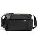 FOUVOR Firefox texture crossbody bag for women Chinese Valentine's multi-layer nylon women's bag shoulder bag casual Oxford cloth fashionable and fashionable bag classic black
