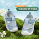 Zhenwu Baby Infant Sandals Non-slip Soft Soled Toddler Shoes Men and Women Breathable 1-3 Years Old Summer Newborn Shoes Polka Dot Breathable Mesh Summer Sandals - Sky Blue 18
