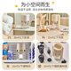 Small house cleaner chooses German dehumidifier small household mini dehumidifier indoor dryer bedroom bathroom silent dehumidifier new product cream beige