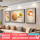 Peintures de sens, peintures de décoration de salon, de canapé fond de mur peintures suspendues 2025 Nouvelles peintures murales haut de gamme luxe, peintures murales haut de gamme Fulu, JD15849 gauche et droite 70 * 90 Middle 120 * 90 PEINTURES DE CRISTAL PS Black