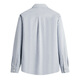 Navigare Italian small sailing oxford shirt men's spring and autumn pure cotton long-sleeved shirt casual commuting cardigan light gray XL /41