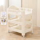 Other Home 5-in-1 baby care portable multi-functional crib instead of changing table, convenient for diaper changing, stroking, and bathing Doorless model Night light + Silent wheel + Hanging box + Storage box + Pu mat