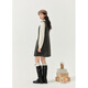 Zihan (ZIHAN) Zihan round neck long-sleeved shirt vest dress inside and outside two-piece suit skirt for women 2025 winter new style gray plaid XS