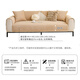 MUJI Rabbit Plush Sofa Seat Cushion Autumn and Winter Warm Sofa Cover Pad Anti-Slip Premium Cover Coffee Color 90*160cm