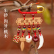 Jiuhuashan baby anti-fright pendant peach wood pin safety buckle pin baby dog tooth peach core